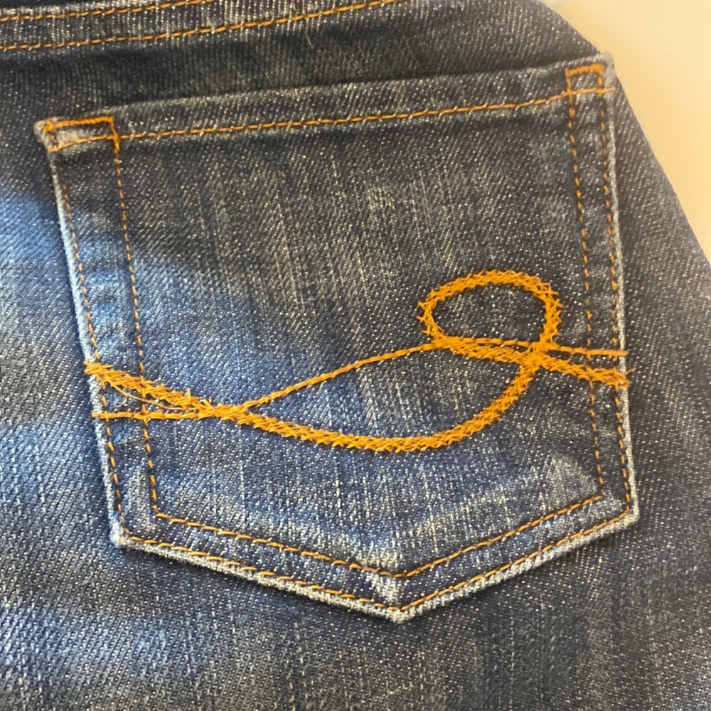 Flared denim